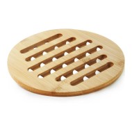 Descanso Para Panelas 19cm Redondo Em Bambu Mimo Style